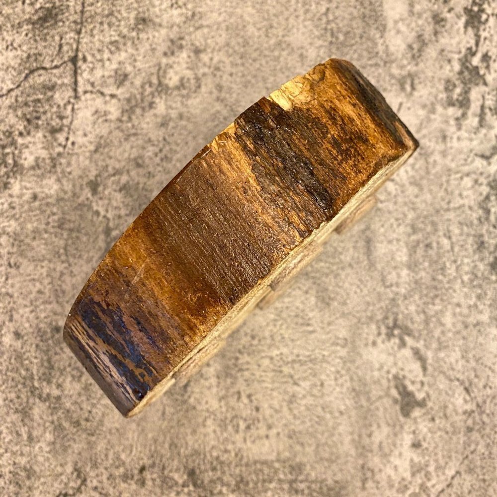 Live Edge Tree Bark Wood Display Stand - Picture 11 of 14